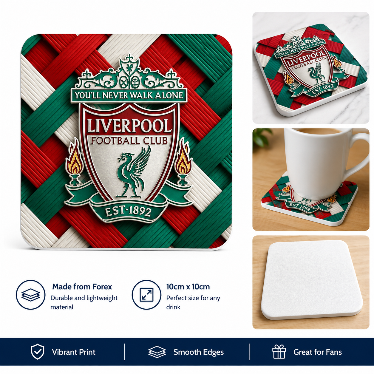 LIVERPOOL LOGO COASTER