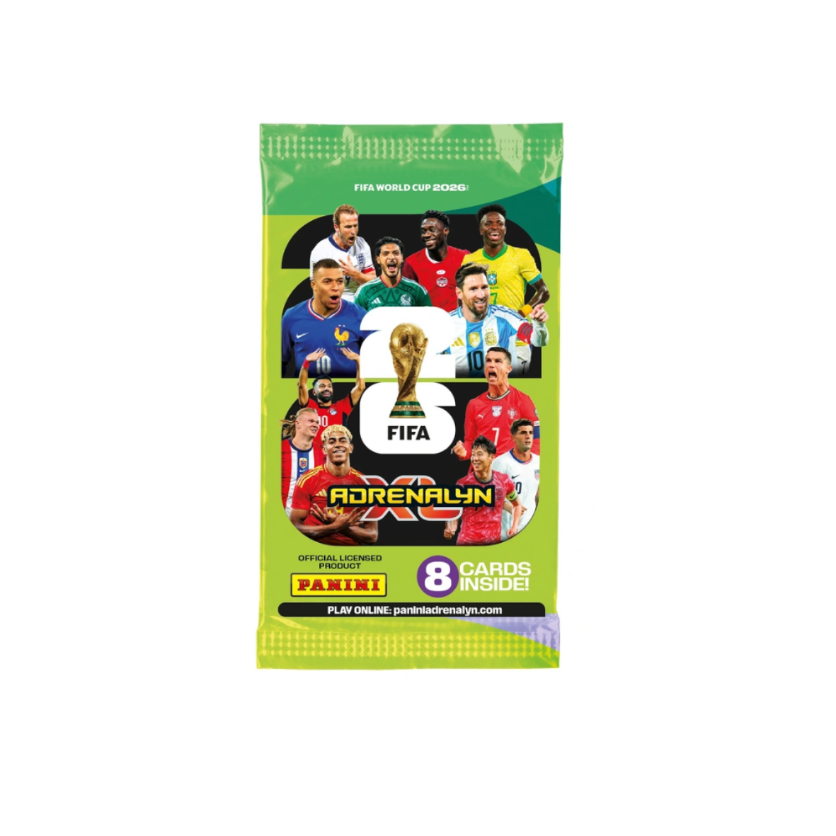 FIFA World Cup 2026™ Adrenalyn XL™ Official Pack (8 Cards Inside)