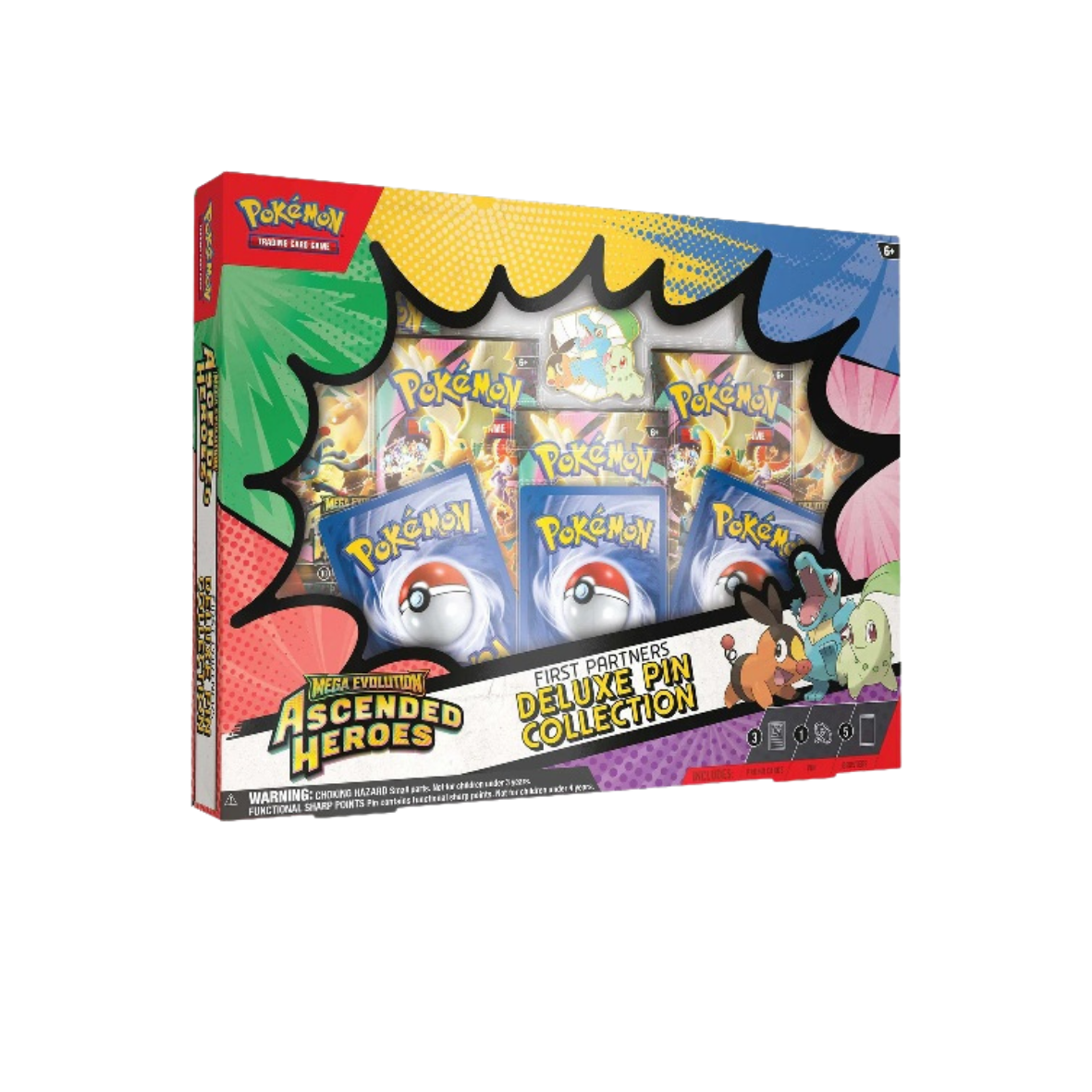 Pokemon Ascended Heroes First Partners DELUXE PIN COLLECTION