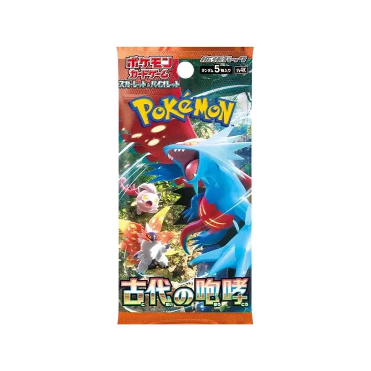 Pokemon Ancient Roar SV4K Japanese Booster Pack