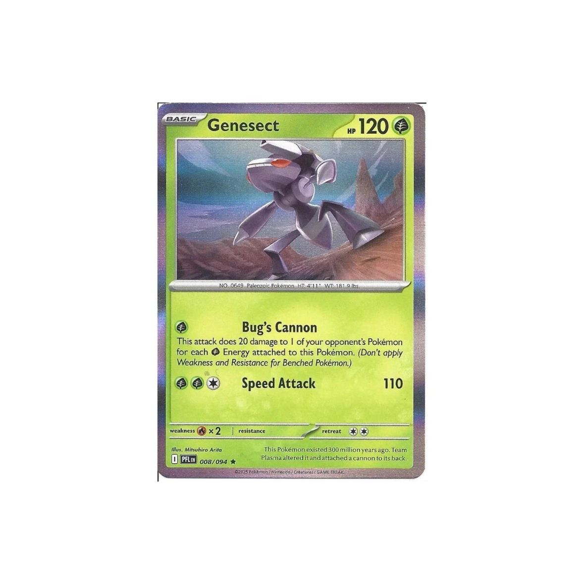 Genesect - Rare Holo - Phantasmal Flames