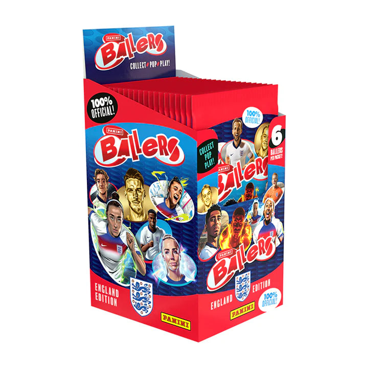 Panini Ballers: England Edition - 24 Packet Box (144 Ballers)