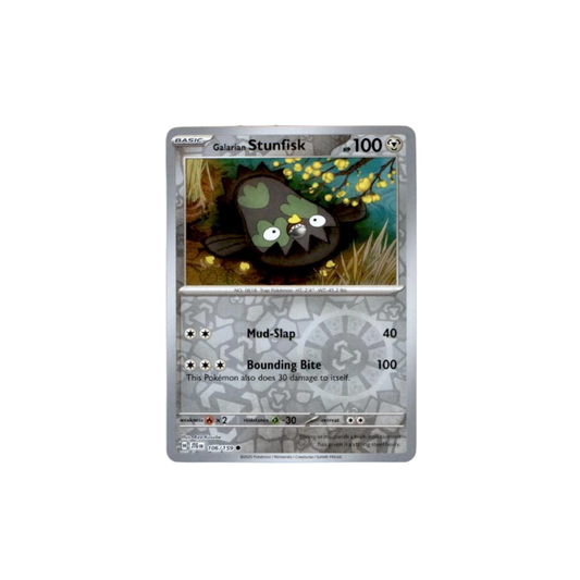 Galarian Stunfisk 106/159 Common Journey Together Reverse Holo NM
