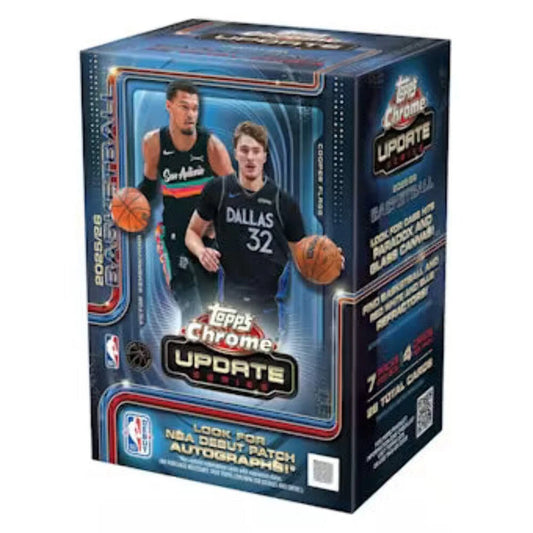 Topps Chrome Update Series Basketball 2025/26 Blaster Box Sealed